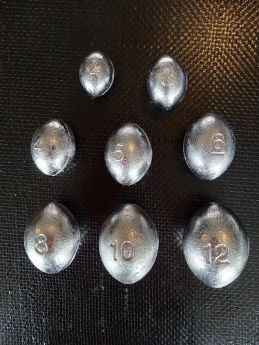 Lead fishing sinkers weights - lead, sinkers/weights