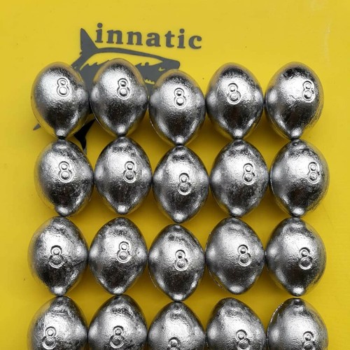 8oz egg sinkers 10lbs - 8oz,