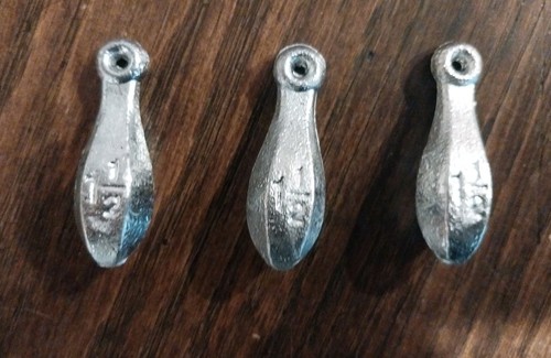 2oz bank sinkers - 1/2oz.,