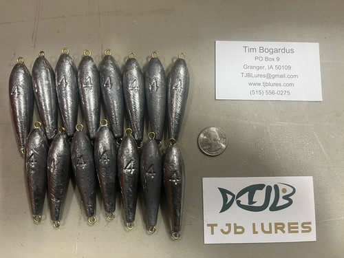 Qty trolling sinkers - 4,