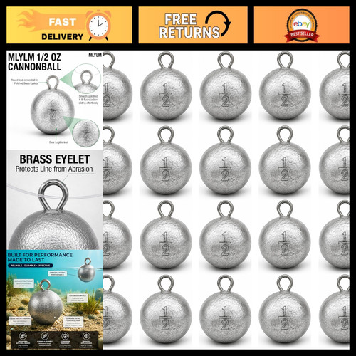 Round lead fishing sinkers - fishing,